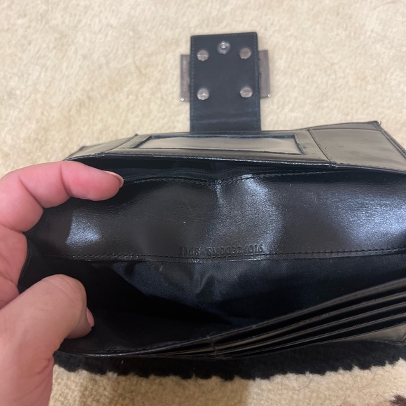 Authentic Pre-owned Fendi Baguette Canvas Flap Wallet - Picture 6 of 9